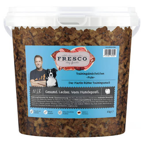 FRESCO Martin Rütter Trainingsknöchelchen Pute 1 kg Eimer