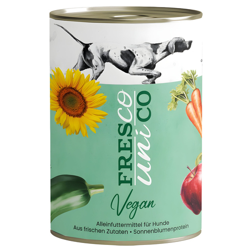 FRESCO Nassfutter unico vegan 400 g - 12 Stück