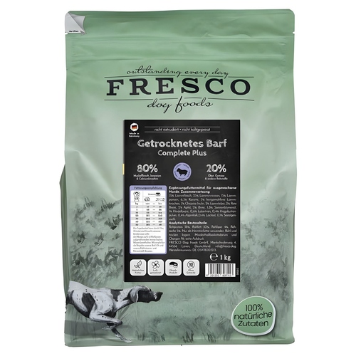 FRESCO TrockenBarf Complete Plus Lamm 1 kg