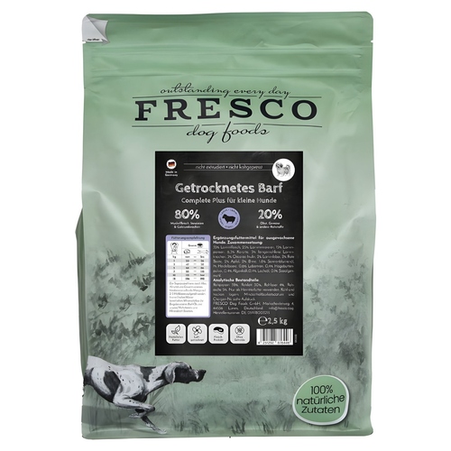 FRESCO TrockenBarf Complete Plus Lamm für kleine Hunde 2,5 kg