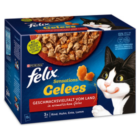 Abbildung Felix Multipack Sensations Gelee Geschmacksvielfalt vom Land mit Gemse 12 x 85 g