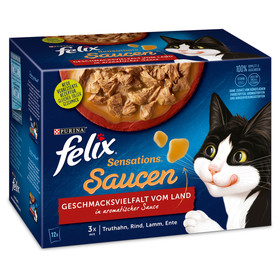Abbildung Felix Multipack Sensations Saucen vom Land 12 x 85 g