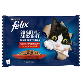 Abbildung Felix Multipack So gut wie es aussieht Gelee vom Land 4 x 85 g