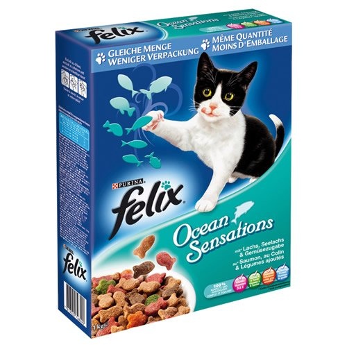 Felix Ocean Sensations mit Lachs, Seelachs & Gemüse 1 kg