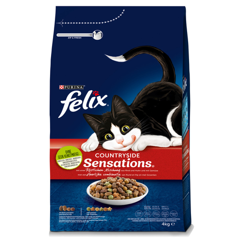Felix Sensations Countryside Rind, Huhn, Gemüse 4 kg