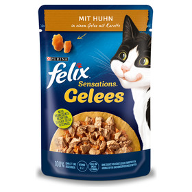 Abbildung Felix Sensations Gelees mit Huhn & Karotte 85 g