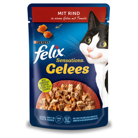 Abbildung Felix Sensations Gelees mit Rind & Tomate 85 g