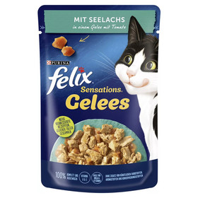 Abbildung Felix Sensations Gelees mit Seelachs & Tomate 85 g