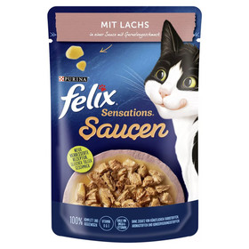 Abbildung Felix Sensations Saucen mit Lachs & Garnele 85 g