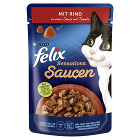 Abbildung Felix Sensations Saucen mit Rind & Tomate 85 g