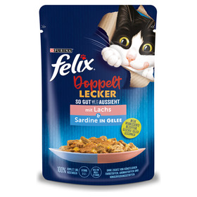 Abbildung Felix So gut wie es aussieht Doppelt Lecker Lachs & Sardine 85 g