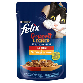 Abbildung Felix So gut wie es aussieht Doppelt Lecker mit Rind & Geflgel 85 g