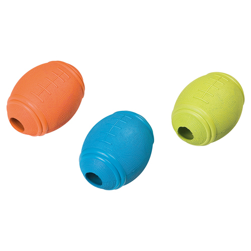 Flamingo American Football aus Gummi, Maße: 14,5 x 10 cm