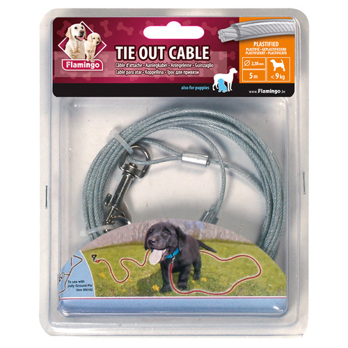 Flamingo Anlegeleine für Hunde bis 9 kg