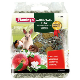 Abbildung Flamingo Bergheu mit Apfel 500 g