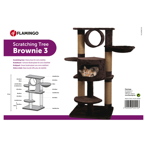 weitere Abbildung Flamingo Brownie Kratzbaum 3