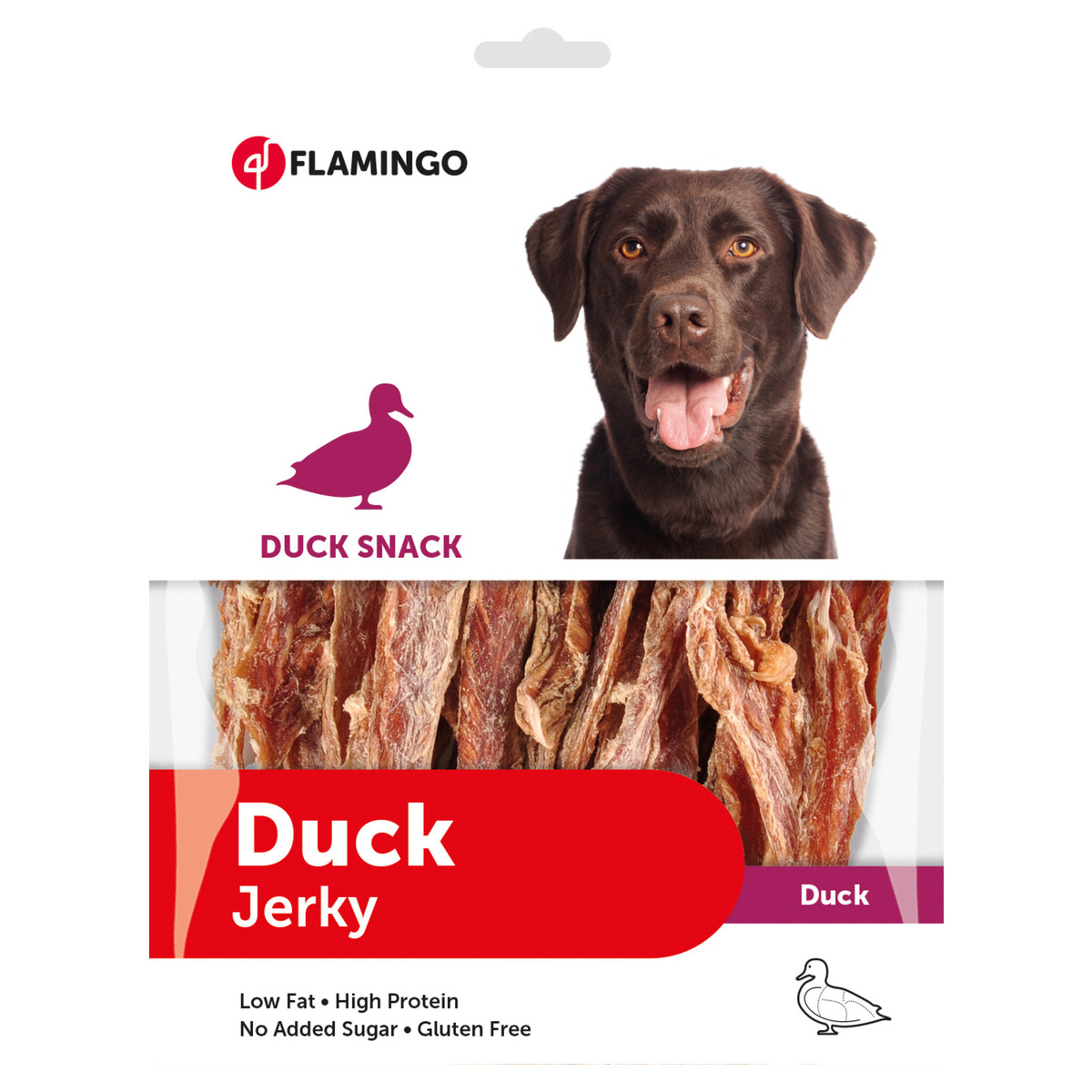 Flamingo Duck Snack Jerky 400g