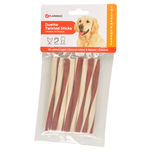 Flamingo Duetto Twist Sticks Huhn & Käse 85 g