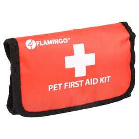 Abbildung Flamingo Erste-Hilfe-Set Resku Haustiere Basic rot