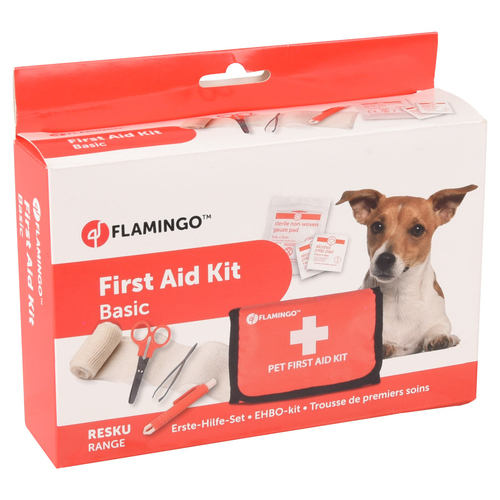 weitere Abbildung Flamingo Erste-Hilfe-Set Resku Haustiere Basic rot