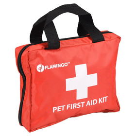 Abbildung Flamingo Erste-Hilfe-Set Resku Haustiere Premium rot