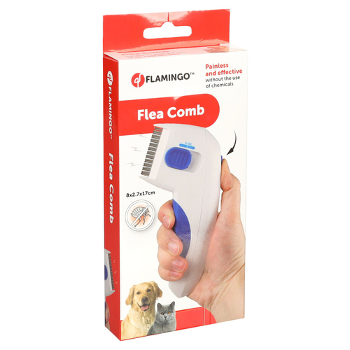 weitere Abbildung Flamingo Flohkamm Puleks wei