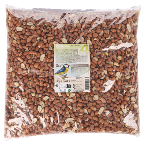 Flamingo Four Seasons geschälte Erdnüsse für Wildvögel 3 kg