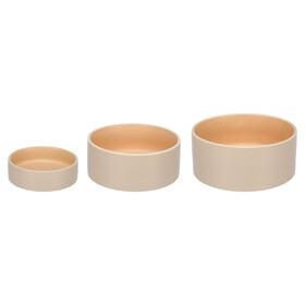 Abbildung Flamingo Futter- und Trinknapf Anca rund beige/orange