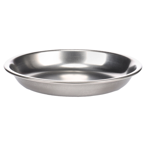 Flamingo Futter- und Trinknapf Caesar rund silber