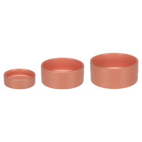 Abbildung Flamingo Futter- und Trinknapf Eram rund rosa fr Hunde