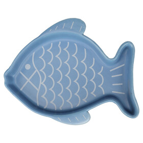 Abbildung Flamingo Futter- und Trinknapf Fishie blau