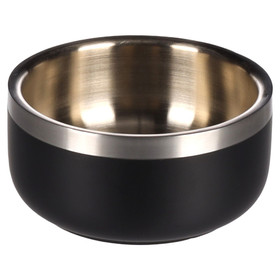 Abbildung Flamingo Futter- und Trinknapf Lora Rund schwarz/silber fr Hunde