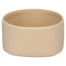 Abbildung Flamingo Futter- und Trinknapf Zara rund beige fr Hunde