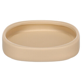 Abbildung Flamingo Futter- und Trinknapf Zara rund/flach beige fr Katzen