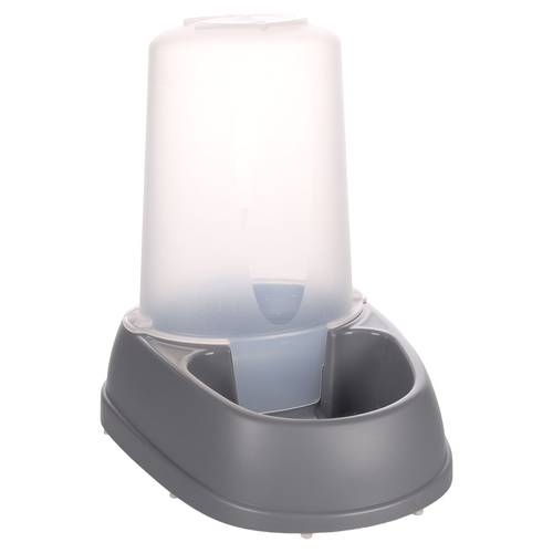 Flamingo Futter- und Wasserautomat Raja grau für Hunde