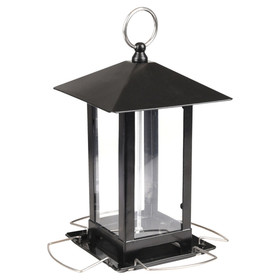 Abbildung Flamingo Futterhaus Samen KIMI Metall schwarz