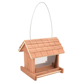 Abbildung Flamingo Futterhaus Samen Ludvig Zedernholz