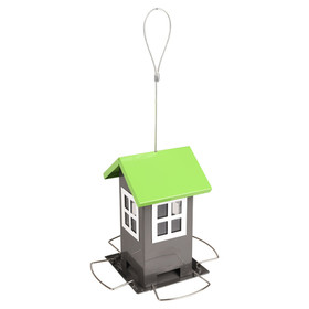 Abbildung Flamingo Futterhaus Samen Rayan Metall grau