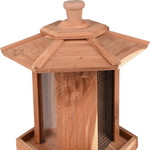 Comedero para pájaros con semillas y nueces de madera de cedro Arda, Figura 2