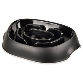 Abbildung Flamingo Futternapf Exqi Slowfeeder schwarz