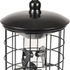 Flamingo Futtersilo Samen Thyra Metall schwarz Abbildung 2