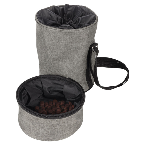 Flamingo Futtertonne Buster dunkelgrau