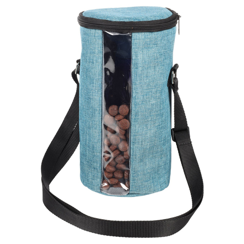 Flamingo Futtertonne Oben blau