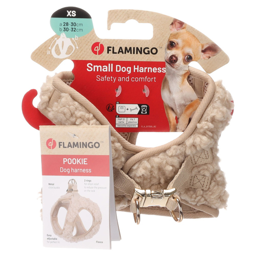 weitere Abbildung Flamingo Geschirr Step & Go Pookie beige