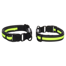 Flamingo Halsband Flitzy schwarz/gelb