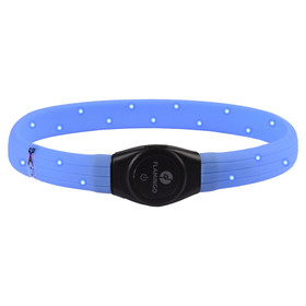 Abbildung Flamingo Halsband LED Visio Light Jumbo blau