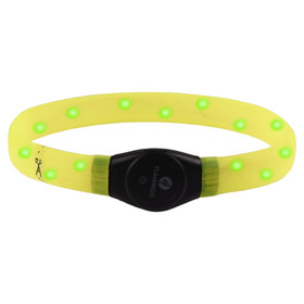Abbildung Flamingo Halsband LED Visio Light Jumbo gelb