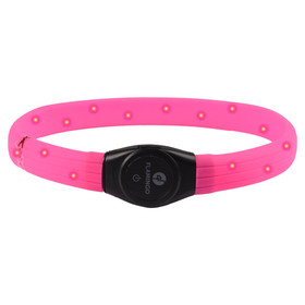 Abbildung Flamingo Halsband LED Visio Light Jumbo rosa