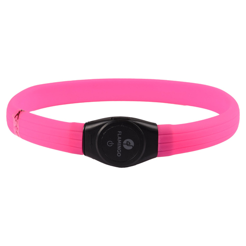 weitere Abbildung Flamingo Halsband LED Visio Light Jumbo rosa