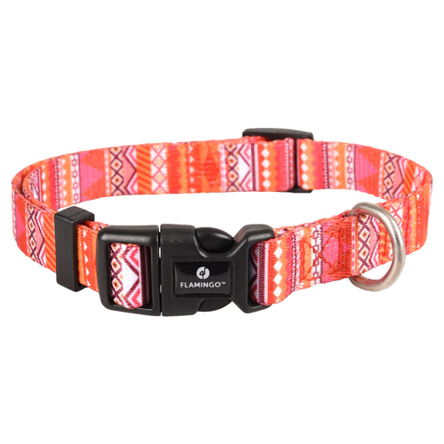 weitere Abbildung Flamingo Halsband Syb orange/rosa/wei